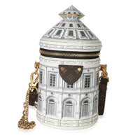 Louis Vuitton Patent Monogram X FORNASETTI Architettura Cannes Handbag fv