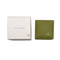 Van Cleef & Arpels Rose Gold Mother Of Pearl and Diamond Two Butterfly Pendant box