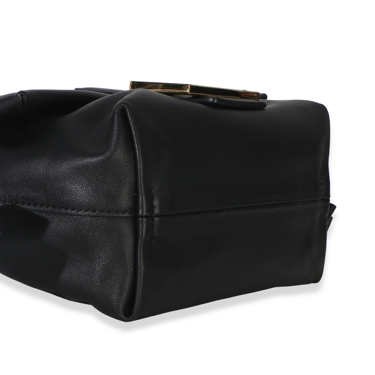Fendi Black Nappa Small Mamma Baguette Handbag 2