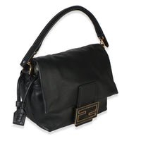 Fendi Black Nappa Small Mamma Baguette Handbag 7