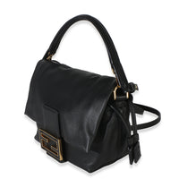 Fendi Black Nappa Small Mamma Baguette Handbag 4