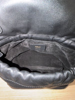 Fendi Black Nappa Small Mamma Baguette Handbag ad3
