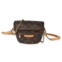 Louis Vuitton Monogram Canvas Mini Bumbag Handbag fv