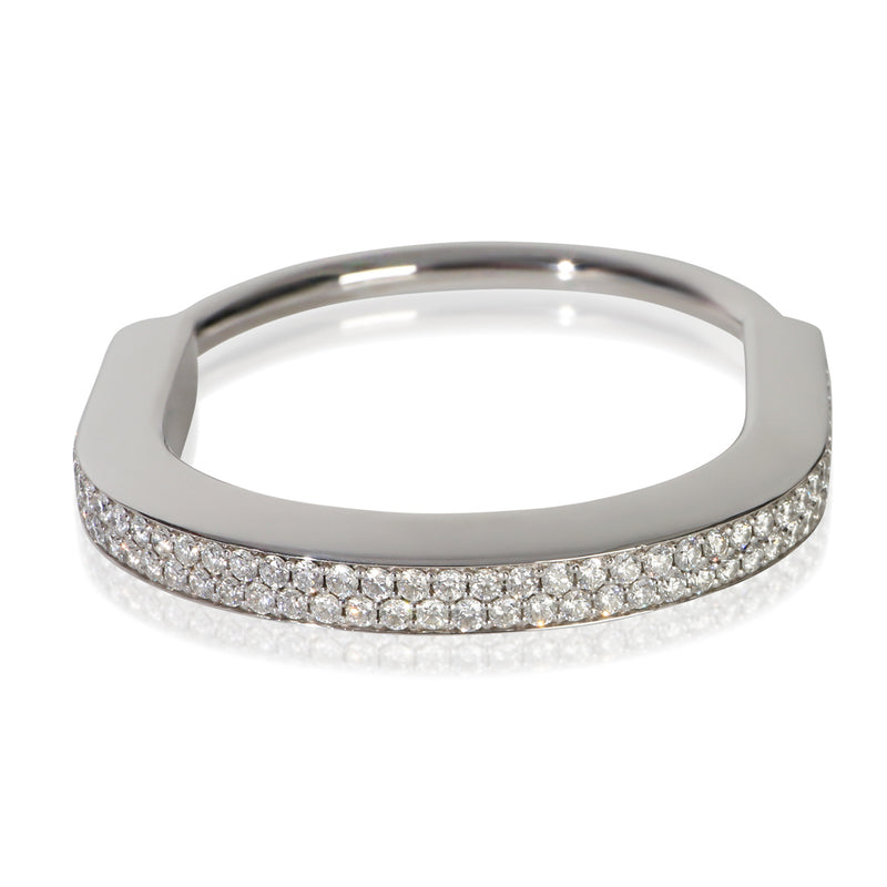 Tiffany & Co. White Gold Diamond Lock Bracelet fv