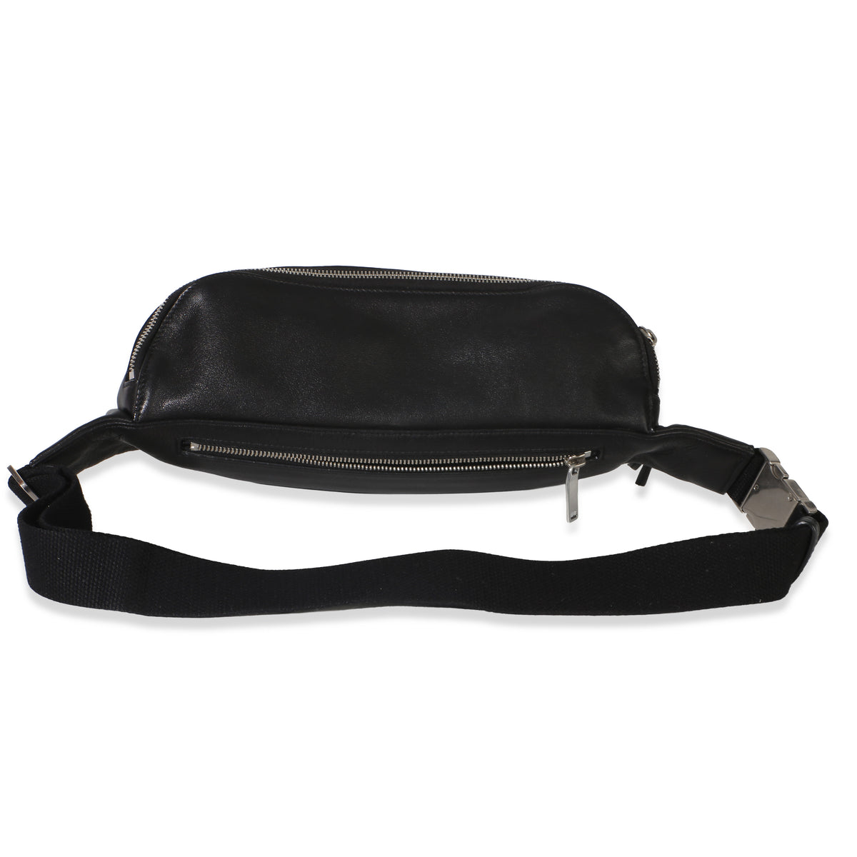 Saint Laurent Black Smooth Calfskin Marsupio Belt Bag Handbag 4