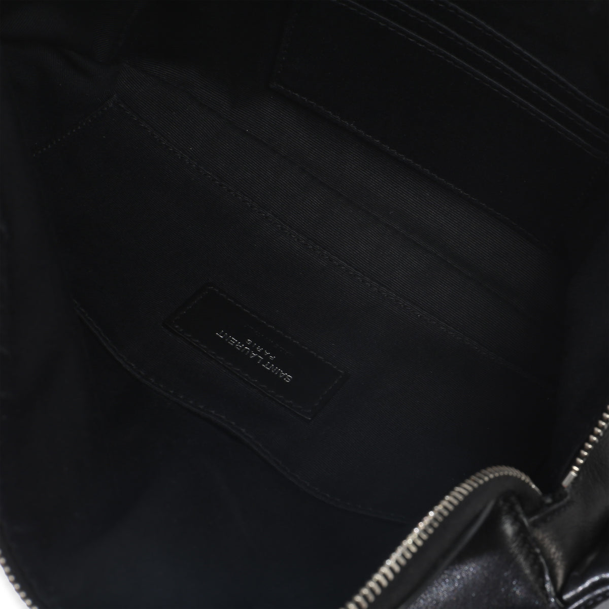 Saint Laurent Black Smooth Calfskin Marsupio Belt Bag Handbag 8