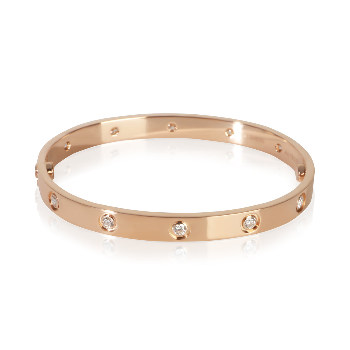 Cartier Rose Gold Diamond Love Bracelet 3
