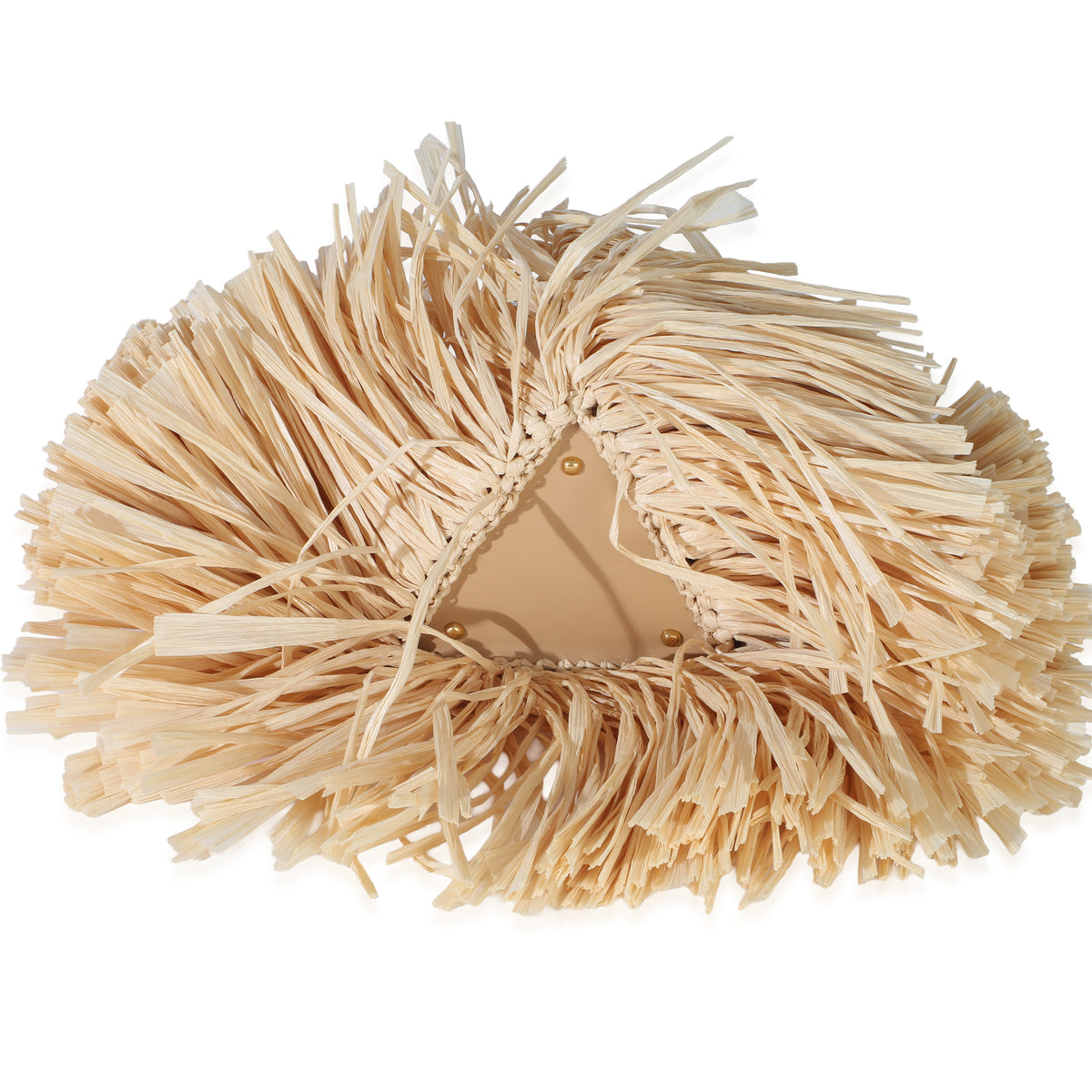 Schiaparelli Natural Raffia Triple Anatomy Jewelry Bag Handbag 5