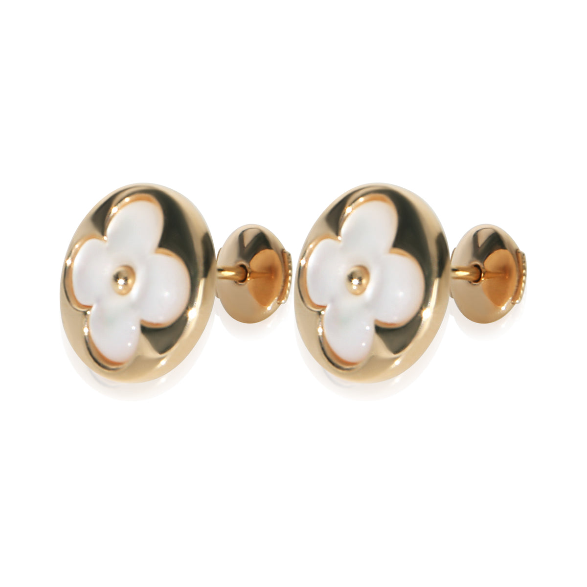 Louis Vuitton Rose Gold Mother Of Pearl Color Blossom BB Sun Single Earring 2