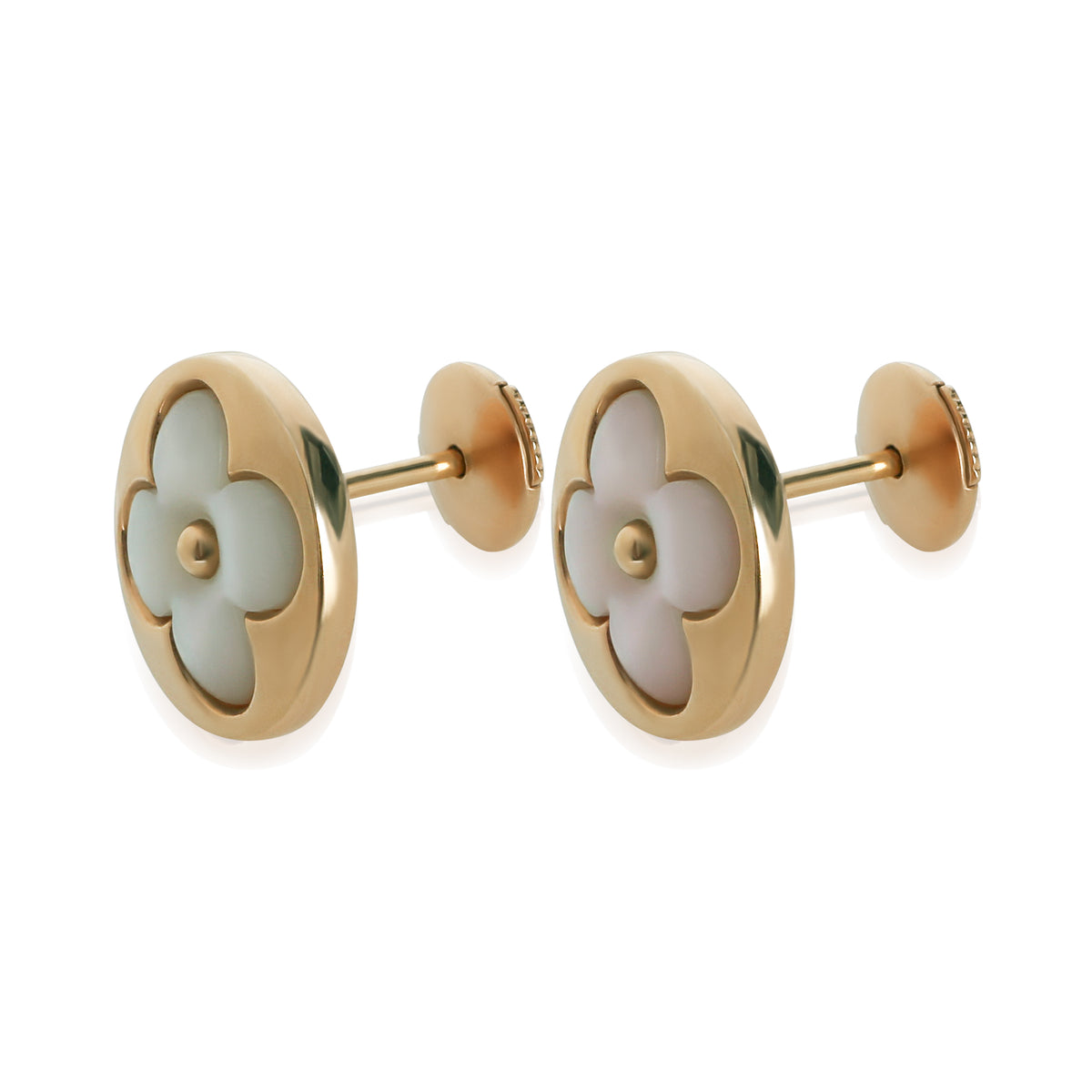 Louis Vuitton Rose Gold Mother Of Pearl Color Blossom BB Sun Single Earring 4