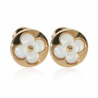 Louis Vuitton Rose Gold Mother Of Pearl Color Blossom BB Sun Single Earring fv