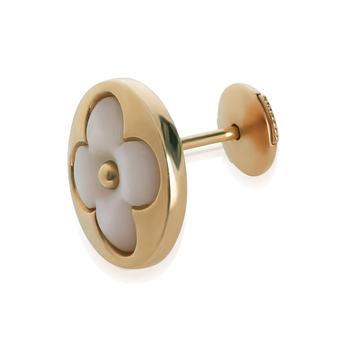 Louis Vuitton Rose Gold Mother Of Pearl Color Blossom BB Sun Single Earring 4