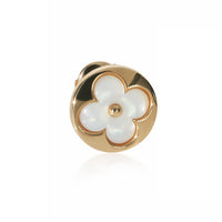 Louis Vuitton Rose Gold Mother Of Pearl Color Blossom BB Sun Single Earring fv