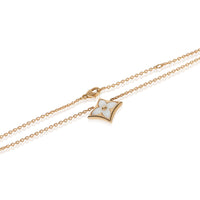 Louis Vuitton Rose Gold Mother Of Pearl Color Blossom Star Pendant 2