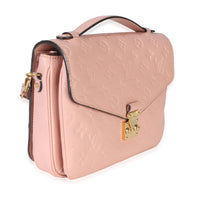 Louis Vuitton Light Pink Monogram Empreinte Pochette Metis Handbag 3