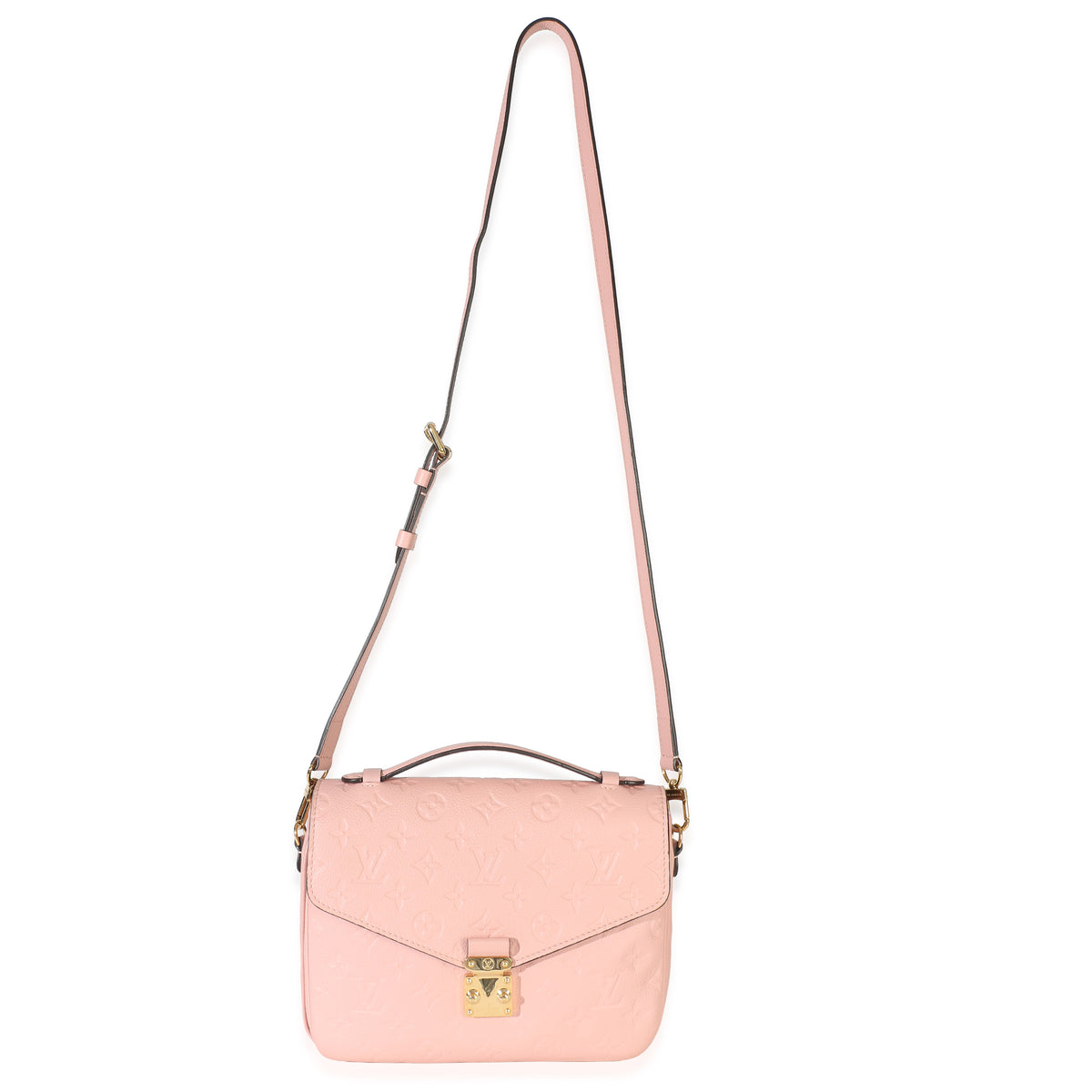 Louis Vuitton Light Pink Monogram Empreinte Pochette Metis Handbag 8