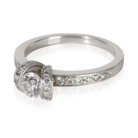 Tiffany & Co. 0.42 ct Round Brilliant Diamond Ribbon Engagement Ring 2