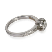 Tiffany & Co. 0.42 ct Round Brilliant Diamond Ribbon Engagement Ring 4