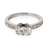 Tiffany & Co. 0.42 ct Round Brilliant Diamond Ribbon Engagement Ring fv