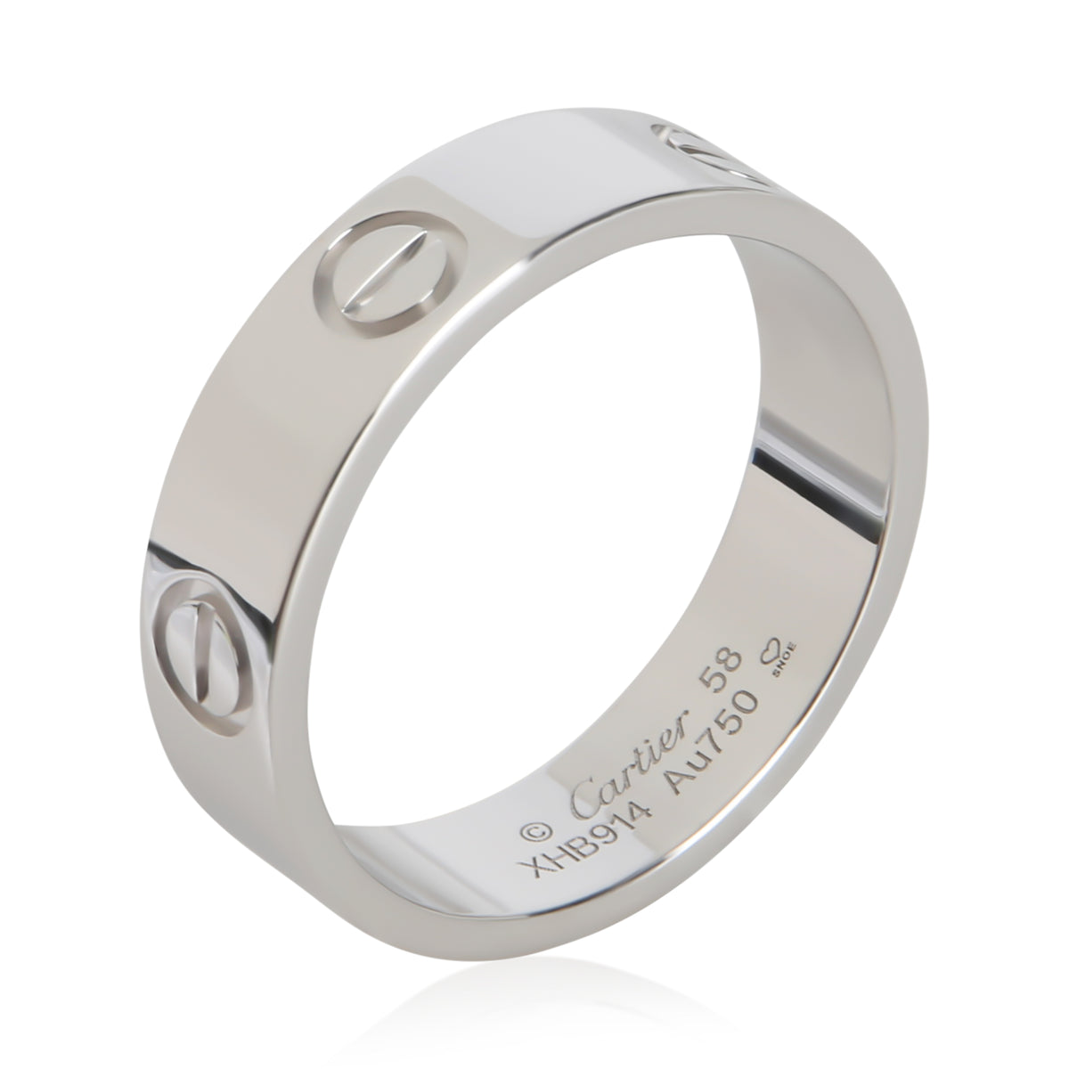 Cartier White Gold  Love Ring 4