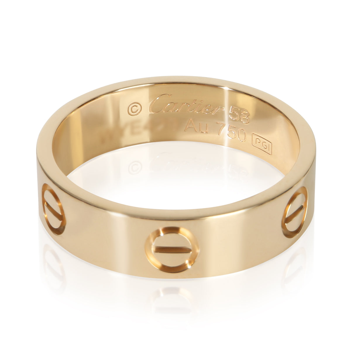 Cartier Yellow Gold  Love Ring fv