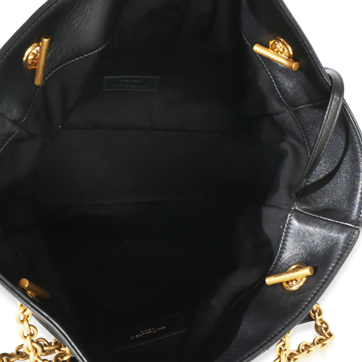 Saint Laurent Black Lambskin Small Jamie 4.3 Shopping Tote Handbag 8