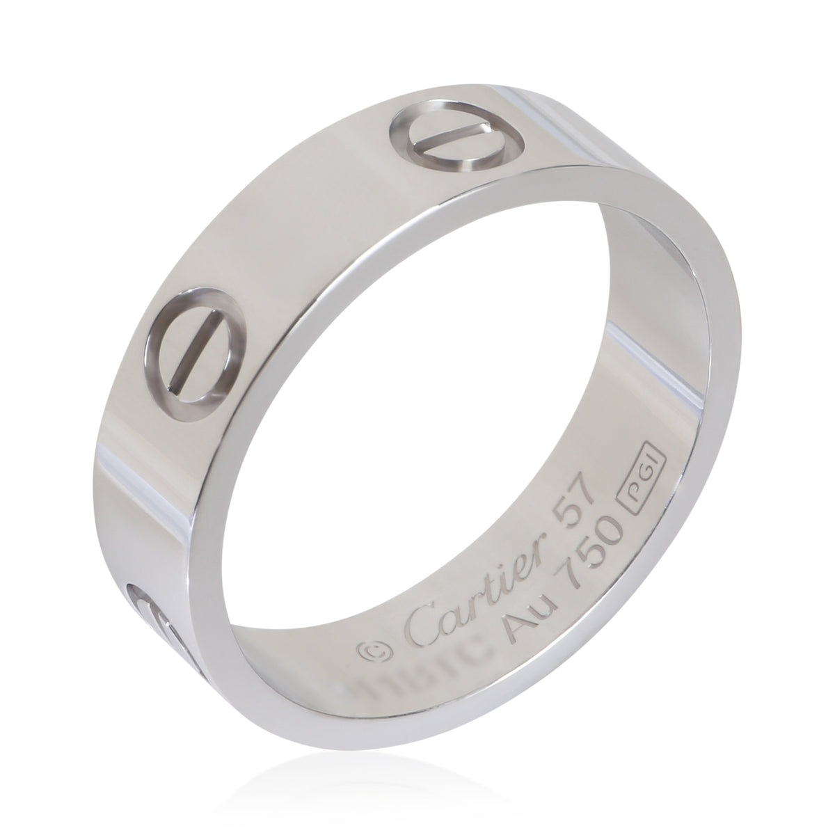 Cartier White Gold  Love Ring 4