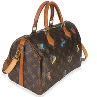 Louis Vuitton Monogram Canvas Love Lock Speedy Bandouliere 30 Handbag 3