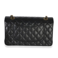 Chanel Black Quilted Caviar Medium Classic Double Flap Handbag Handbag 4