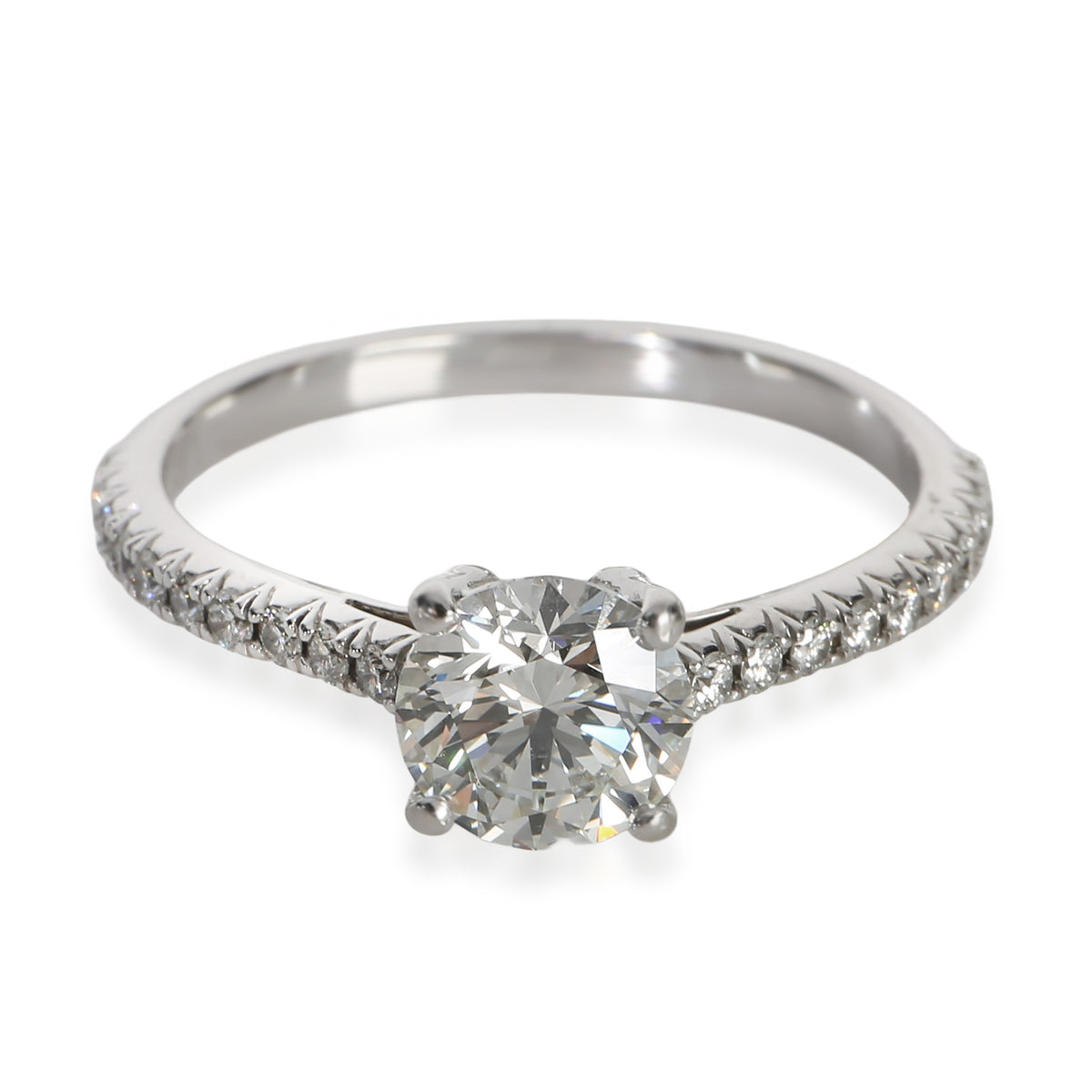 Tiffany & Co. 0.91 ct Round Brilliant Diamond Novo Engagement Ring fv