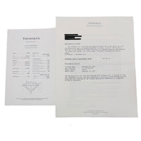 Tiffany & Co. 0.91 ct Round Brilliant Diamond Novo Engagement Ring box