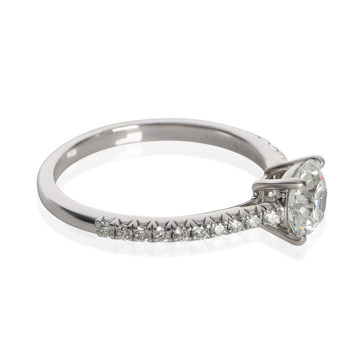 Tiffany & Co. 0.91 ct Round Brilliant Diamond Novo Engagement Ring 2