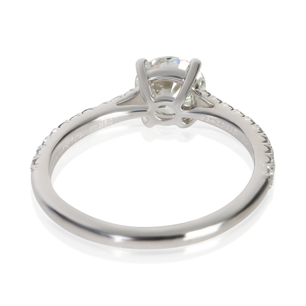 Tiffany & Co. 0.91 ct Round Brilliant Diamond Novo Engagement Ring 3