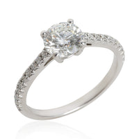 Tiffany & Co. 0.91 ct Round Brilliant Diamond Novo Engagement Ring 4