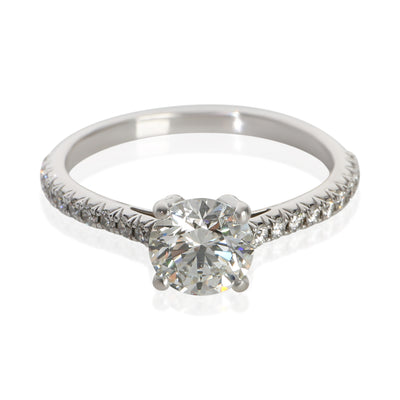 Tiffany & Co. 0.91 ct Round Brilliant Diamond Novo Engagement Ring fv