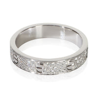 Cartier White Gold Diamond Small Model Love Ring 3