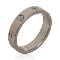 Cartier White Gold Diamond Small Model Love Ring 5
