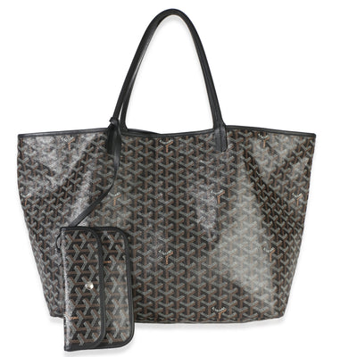 Goyard Black ine Canvas Saint Louis GM Handbag id