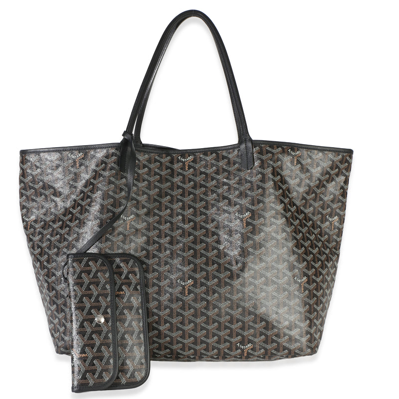 Goyard Black ine Canvas Saint Louis GM Handbag id