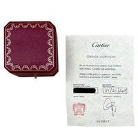 Cartier 3 Tone Gold Diamond Trinity Ring box