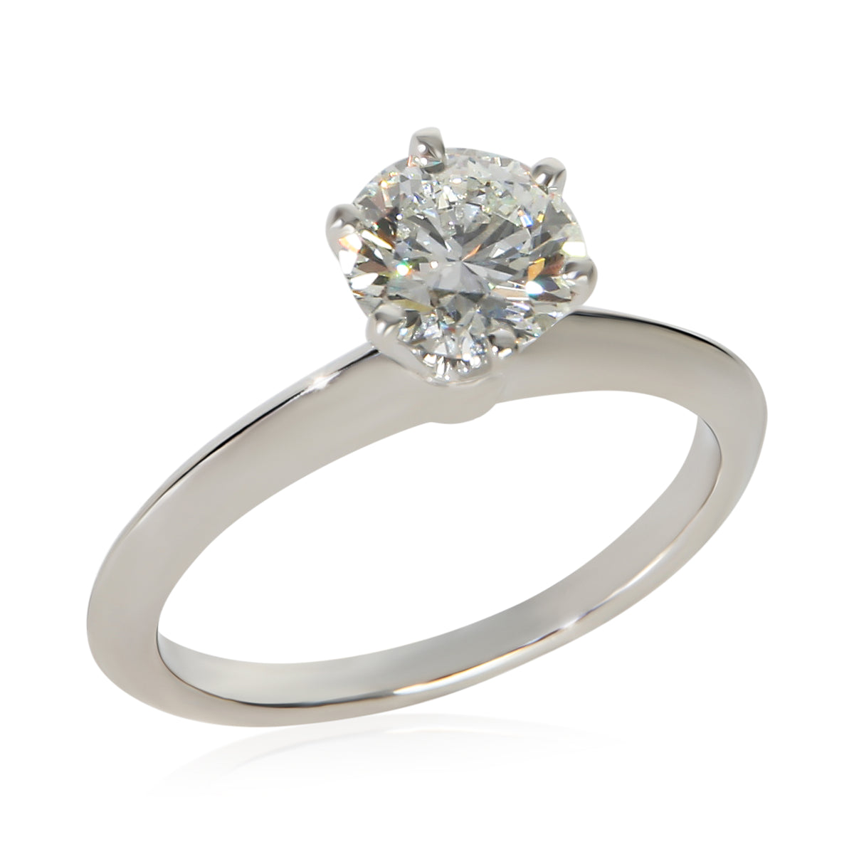 Tiffany & Co. 0.96 ct Round Brilliant Diamond Engagement Ring 5