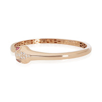 BVLGARI Rose Gold Rubelite and Diamond Serpenti Seduttori Bracelet 3