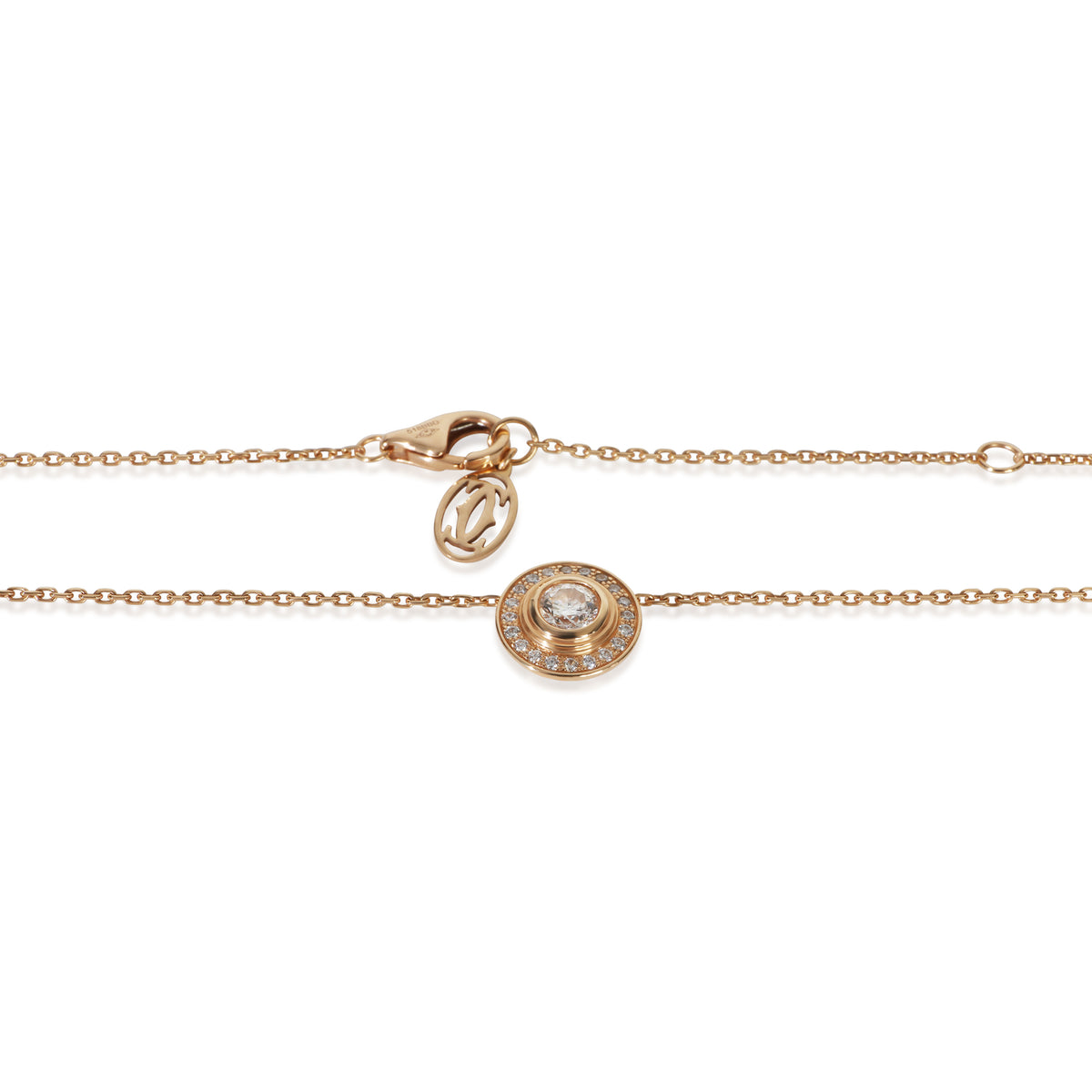 Cartier Rose Gold Diamond D'amour Pendant 4