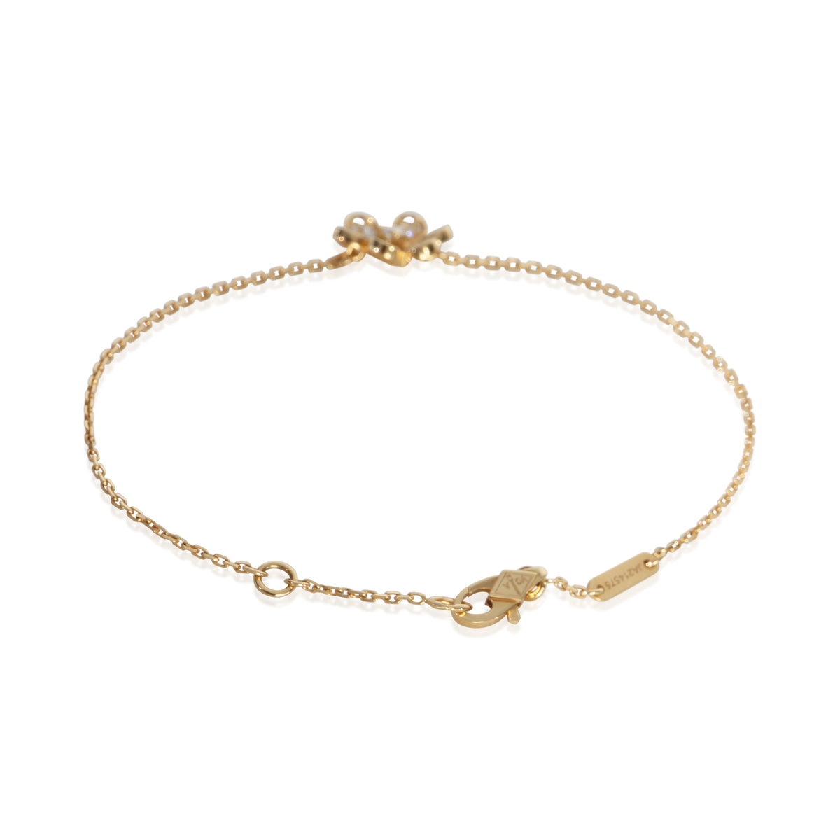 Van Cleef & Arpels Yellow Gold Diamond Mini Model Frivole Bracelet 3