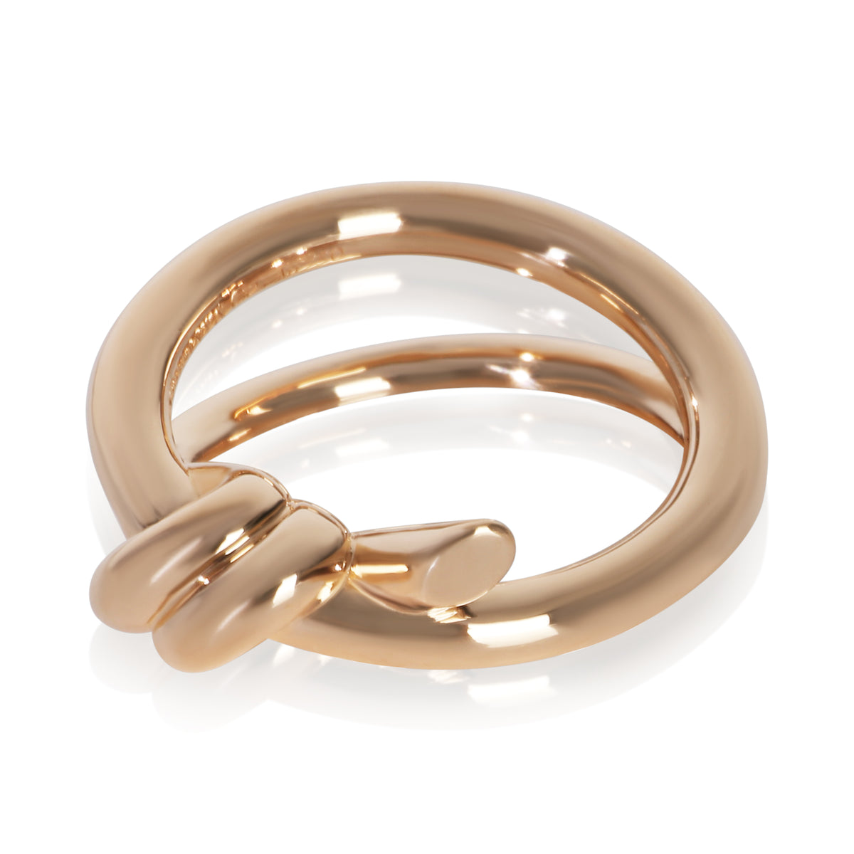Tiffany & Co. Rose Gold  Double Row Knot Ring 2