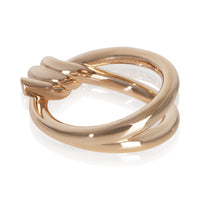 Tiffany & Co. Rose Gold  Double Row Knot Ring 3