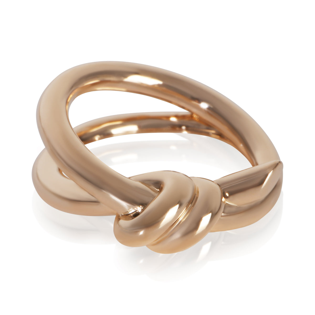 Tiffany & Co. Rose Gold  Double Row Knot Ring fv