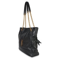 Saint Laurent Black Quilted Lambskin Jamie Small Shopping Tote Handbag 2