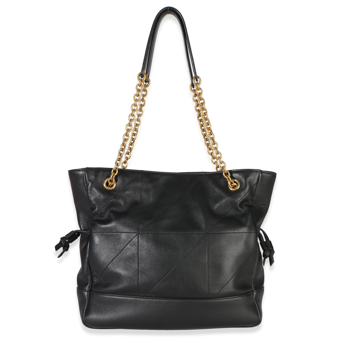 Saint Laurent Black Quilted Lambskin Jamie Small Shopping Tote Handbag 4