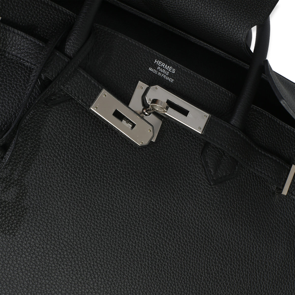 Hermès Black Togo Birkin 40 PHW Handbag 8